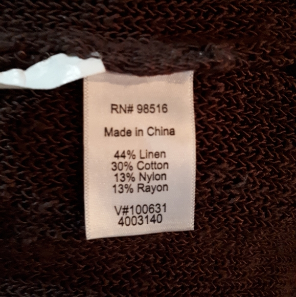 Coldwater Creek One Button Open Front Cardigan M - Picture 8 of 8